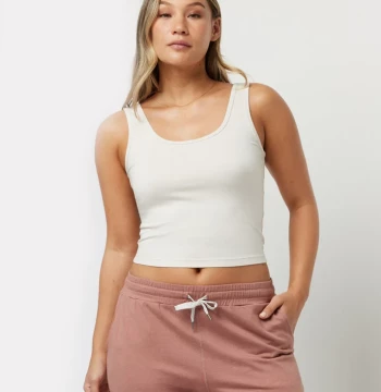 Women's seamless pullover tank top