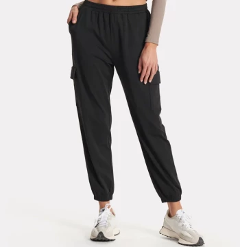 Women's classic relaxed polyester joggers